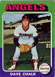 1975 Topps Baseball Cards      064      Dave Chalk